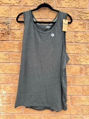Far West Charcoal Heather Cotton Blend Tank